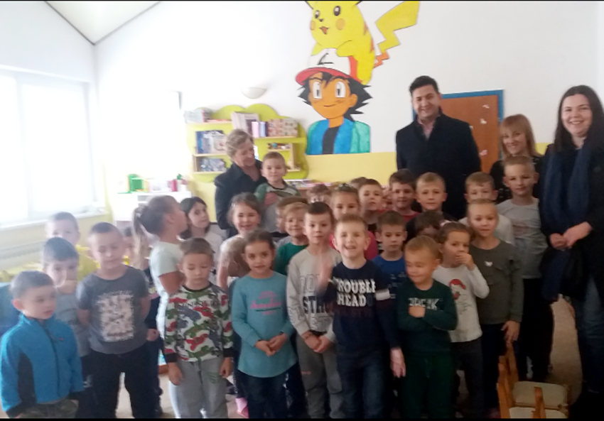 Načelnik i djelatnici Općine u posjetu dječjem vrtiću