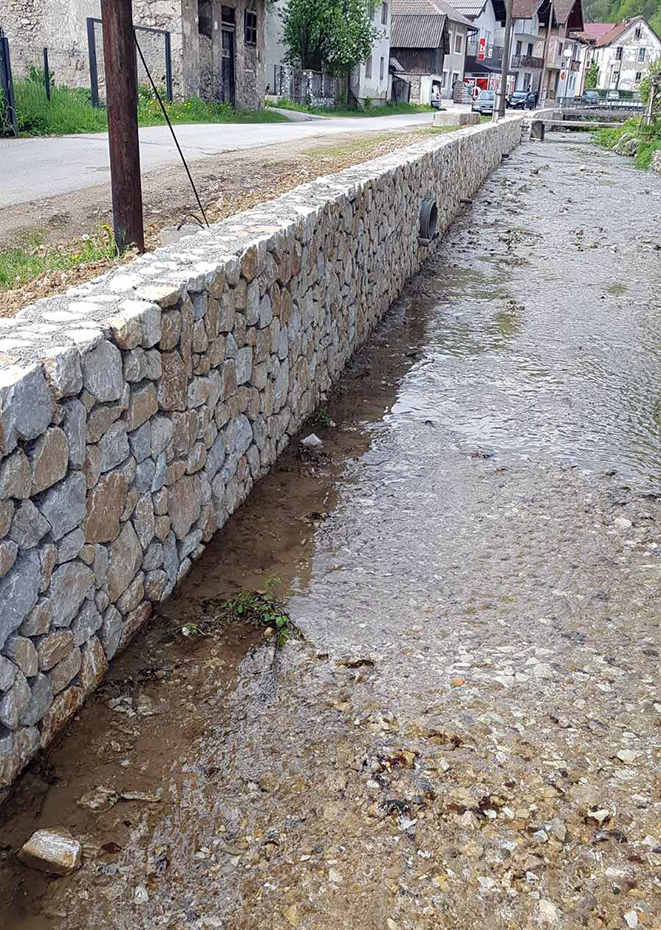Nastavljeni radovi na regulaciji korita Kreševčice