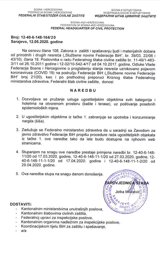 Ponovno se otvaraju ugostiteljski objekti