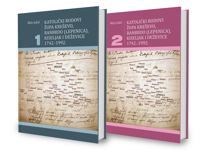 Najava: Promocija knjige Katolički rodovi župa Kreševo, Banbrdo (Lepenica), Kiseljak i Deževice 1742.-1992.