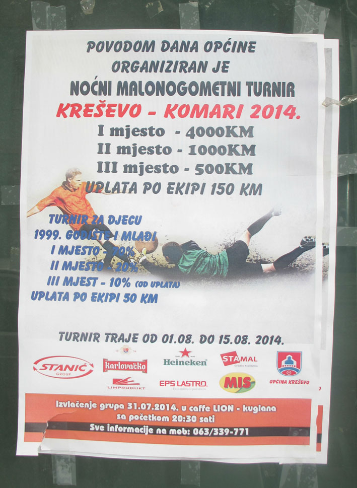 Uskoro počinje malonogometni turnir u Komarima